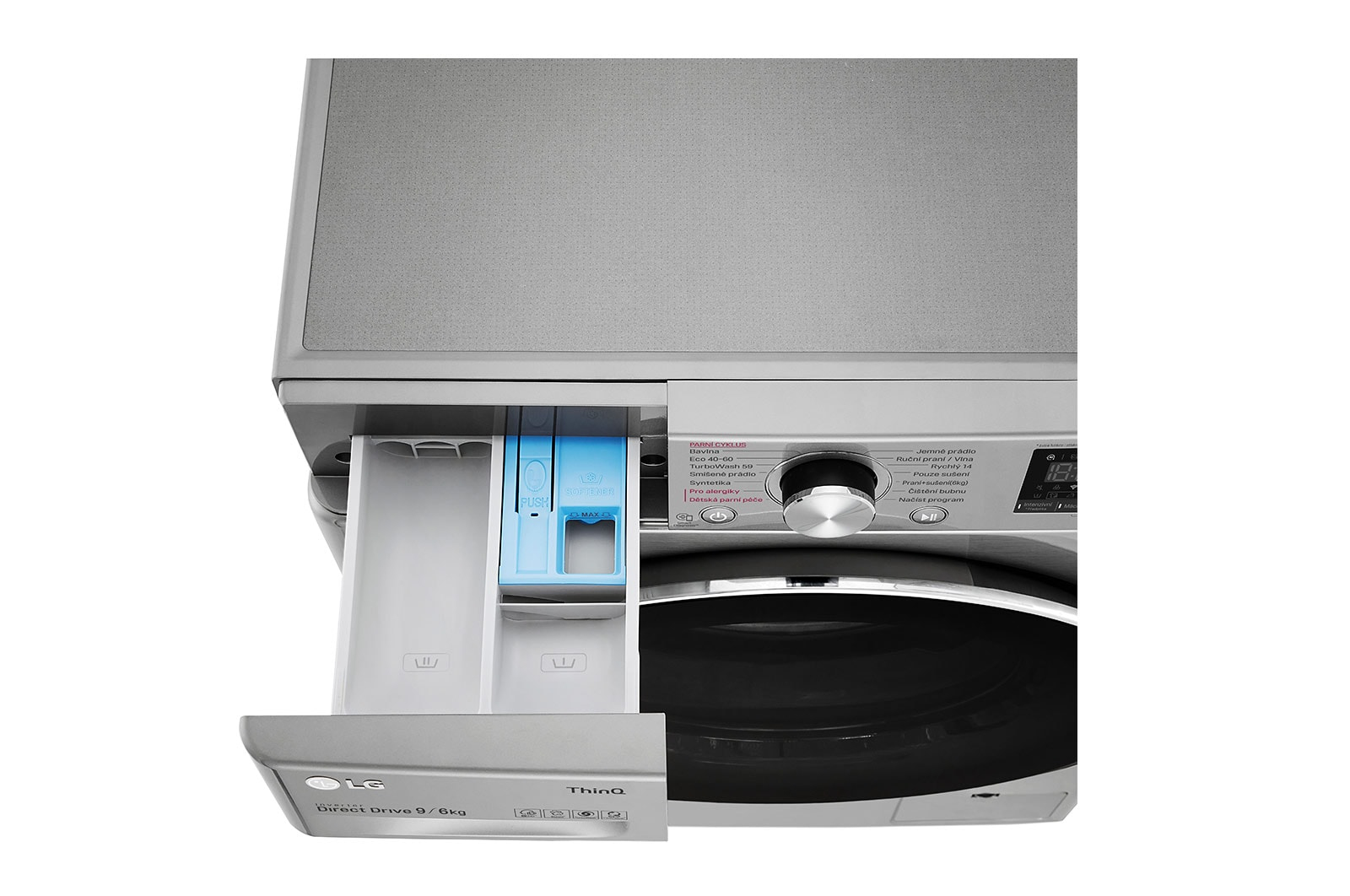 LG F4DV709H2TE washer dryer Freestanding Front-load Silver – image 8