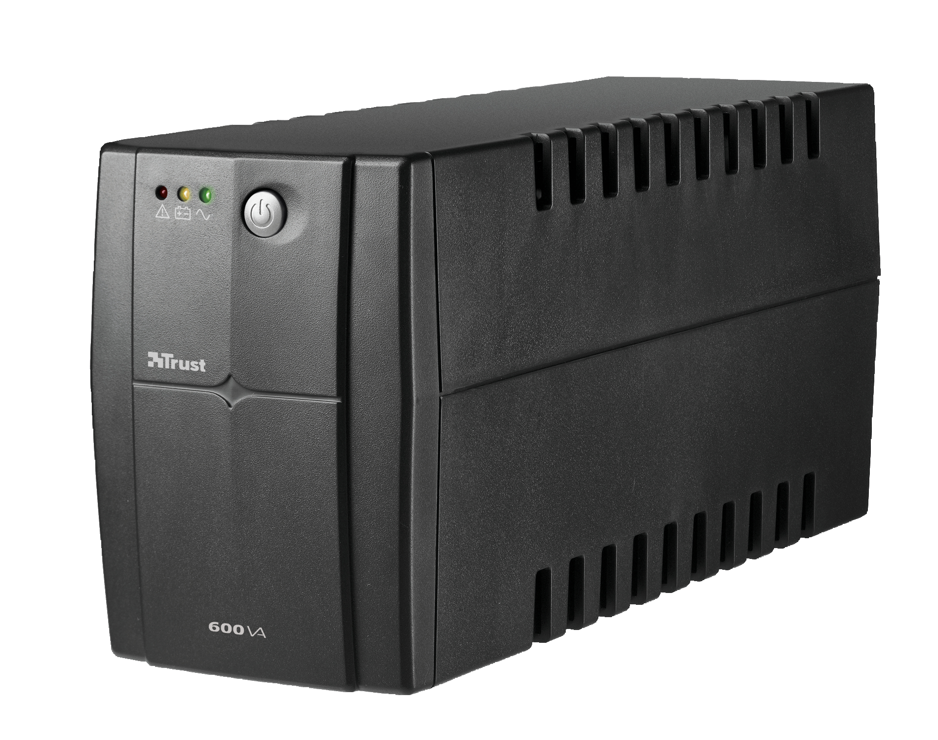 Trust 600VA uninterruptible power supply (UPS) 0.6 kVA 2 AC outlet(s)