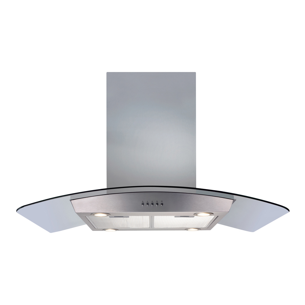CDA ECPK91SS cooker hood Wall-mounted Stainless steel 387 m³/h