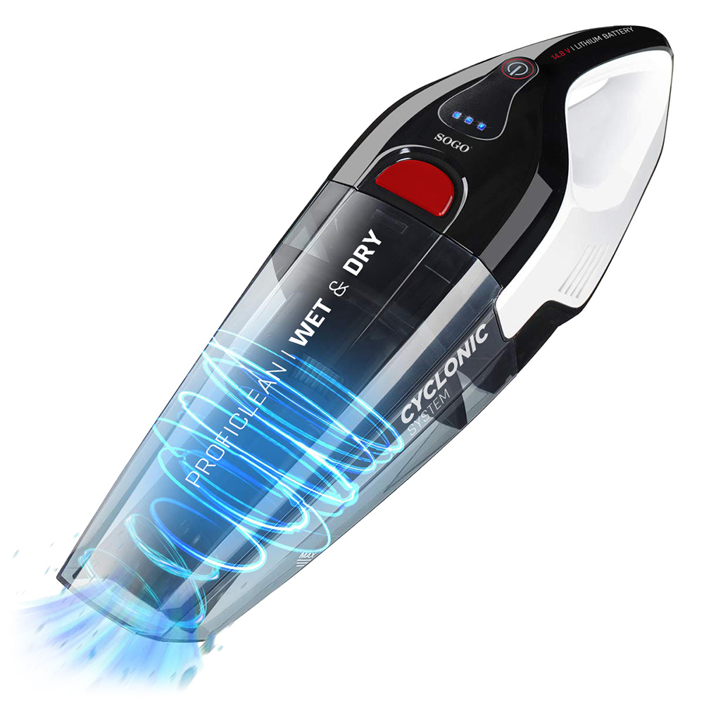 Sogo ASP-SS-16015 handheld vacuum Black, White Bagless – image 2