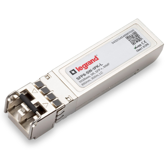 Legrand SFP8-SW-1PK-L network transceiver module Fiber optic SFP+ 850 nm