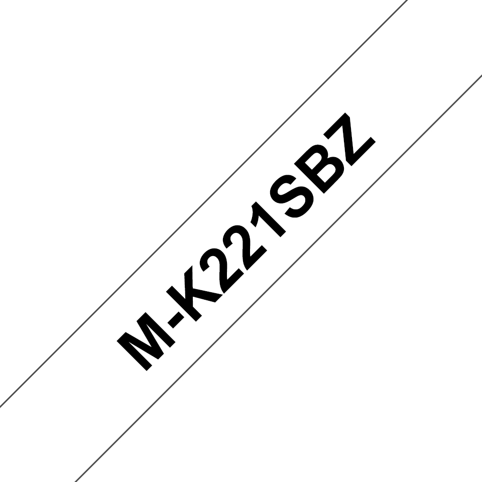BROTHER MK221S tape cassette white black 4mx9mm none laminate for P-touch 5...