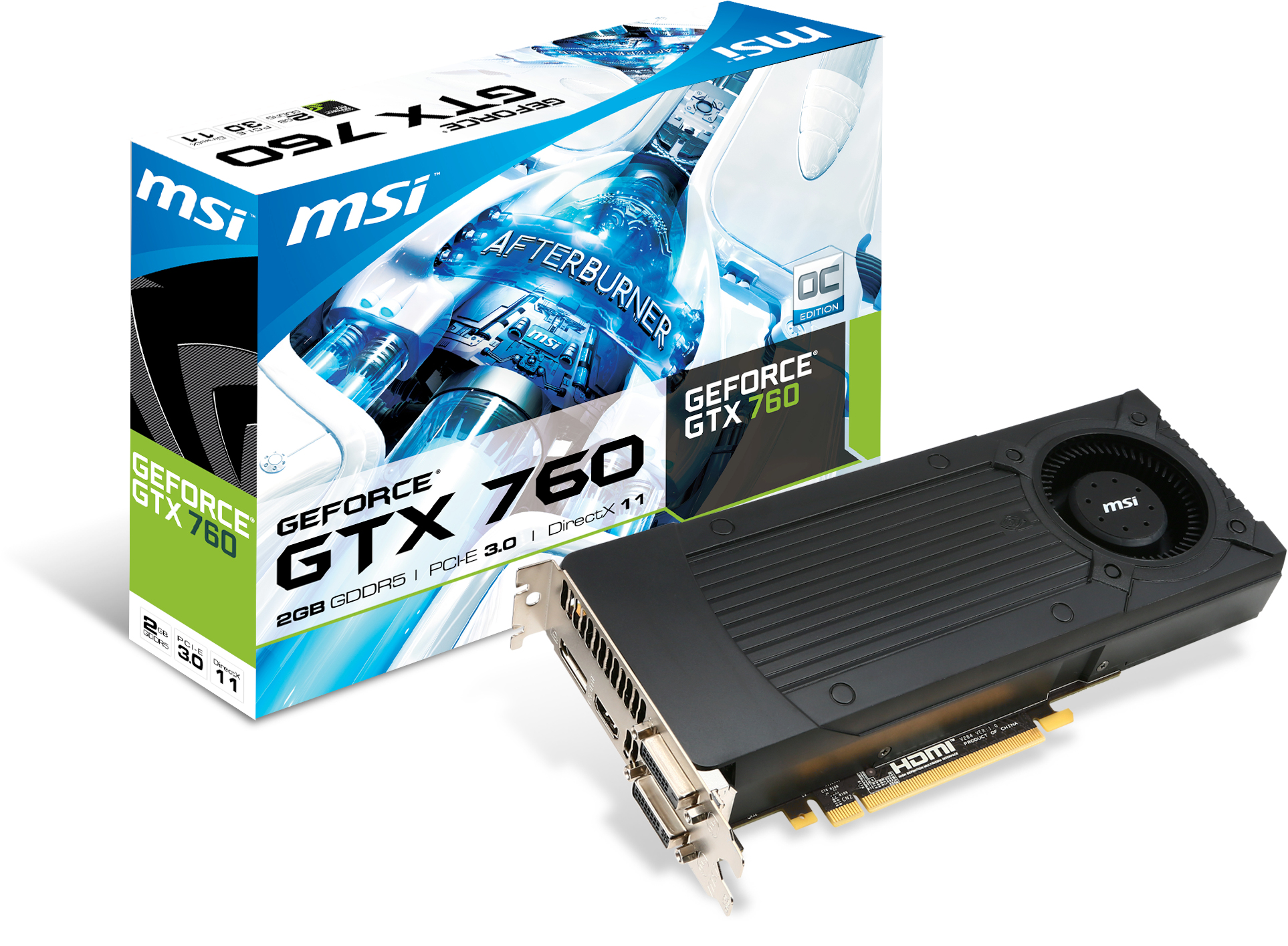 MSI 912-V284-088 graphics card NVIDIA GeForce GTX 760 – image 1