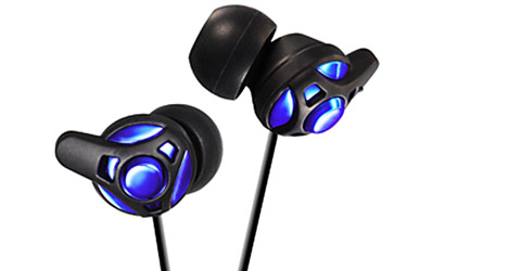 JVC HAFX40A headphones/headset Wired In-ear Music Black, Blue