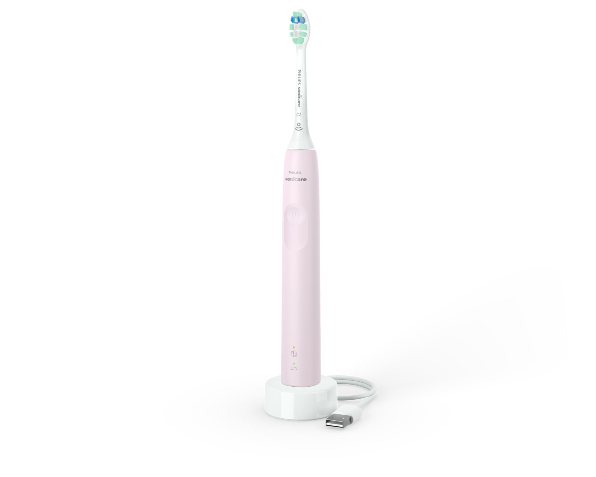 Philips HX3681/21 electric toothbrush Adult Sonic toothbrush Rose