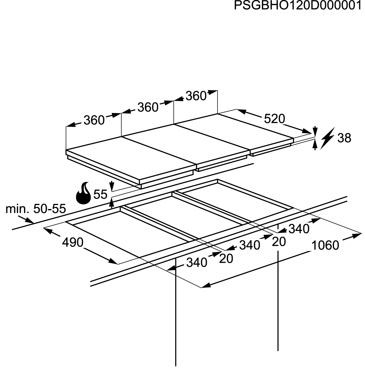AEG HC452600EB teppanyaki hob – image 3