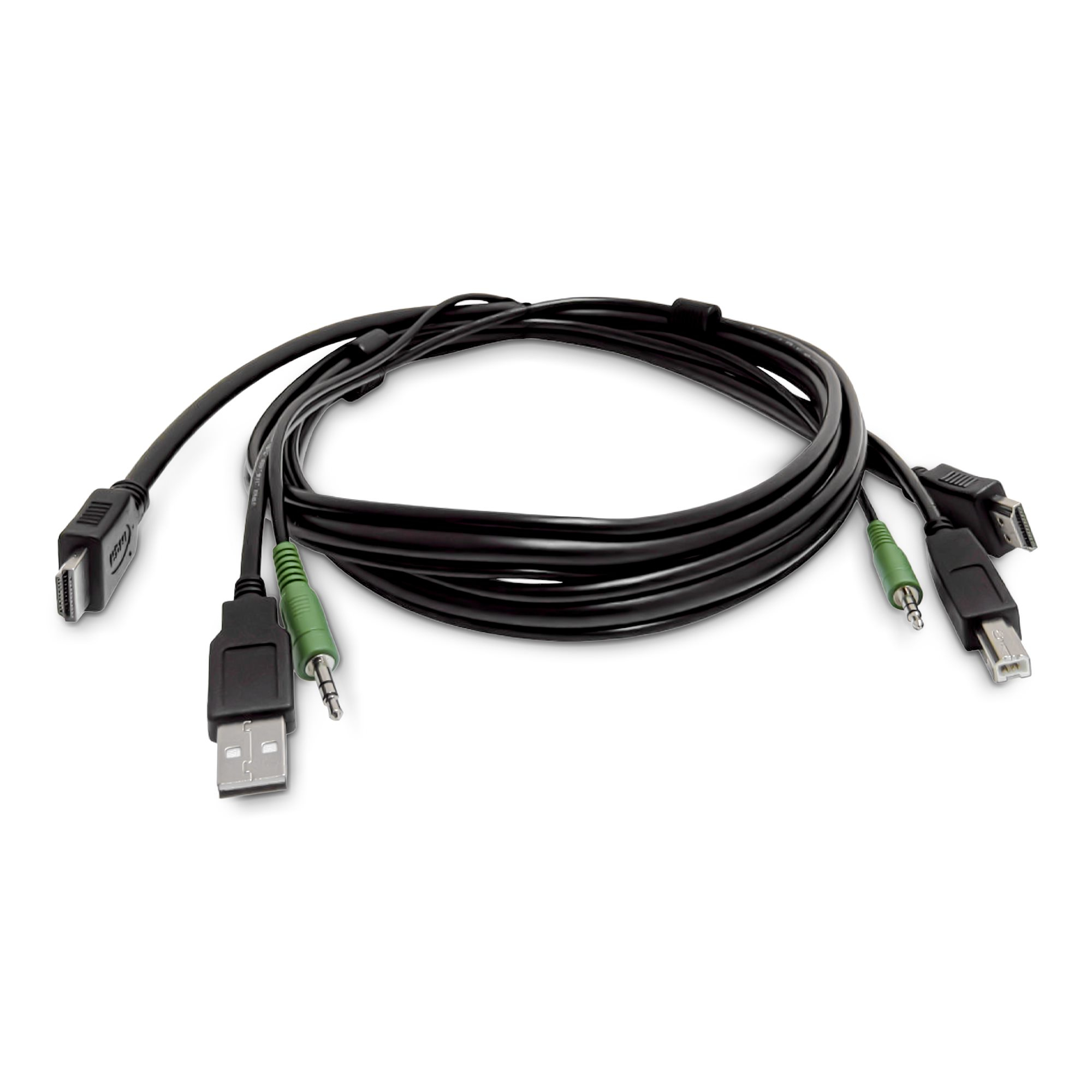 StarTech.com - Adapter cable - HDMI, USB Type A, 3.5mm audio jack male to HDMI, USB Type B, 3.5mm audio jack male - 1.8 m
