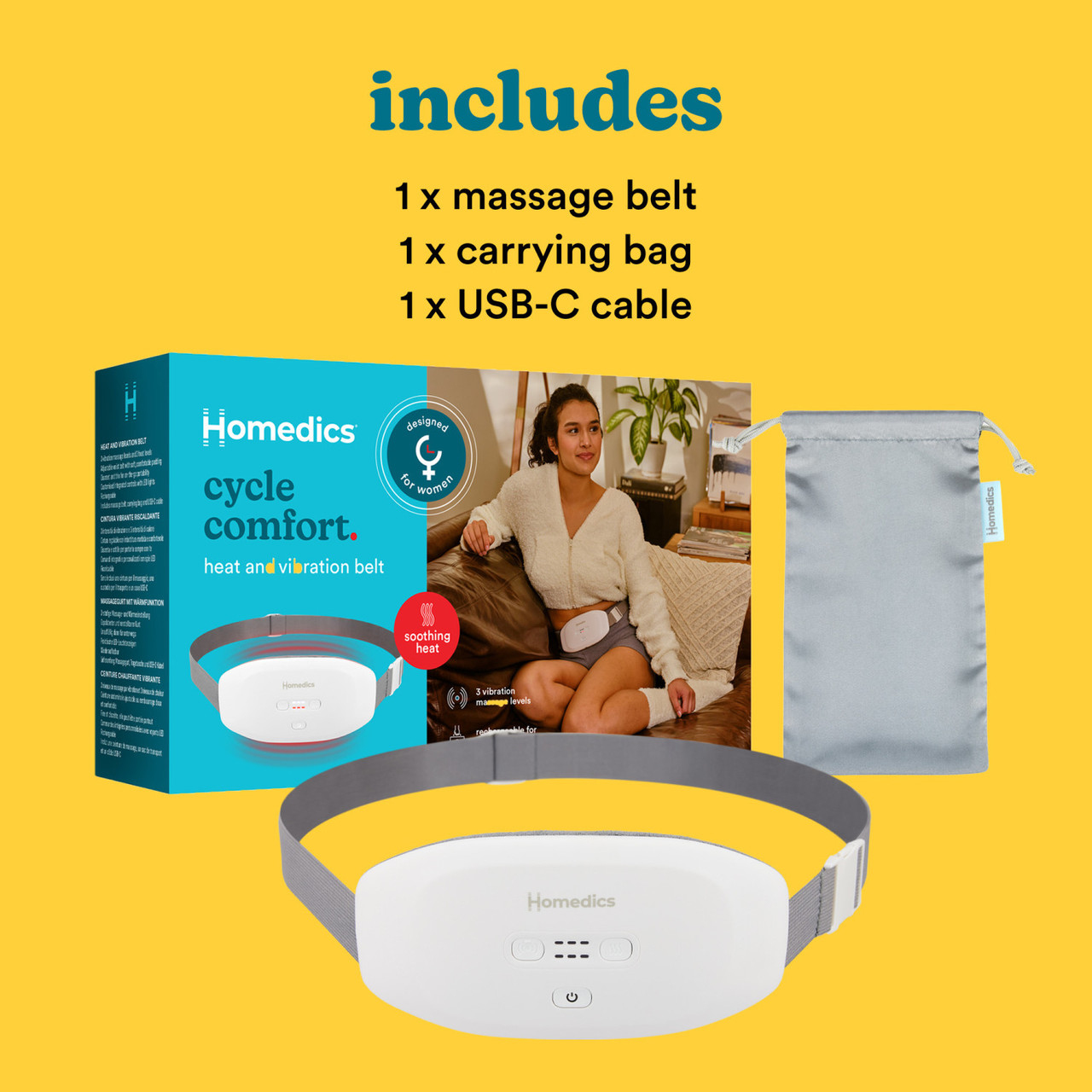 HoMedics WMH-200H massager Belt White – image 8
