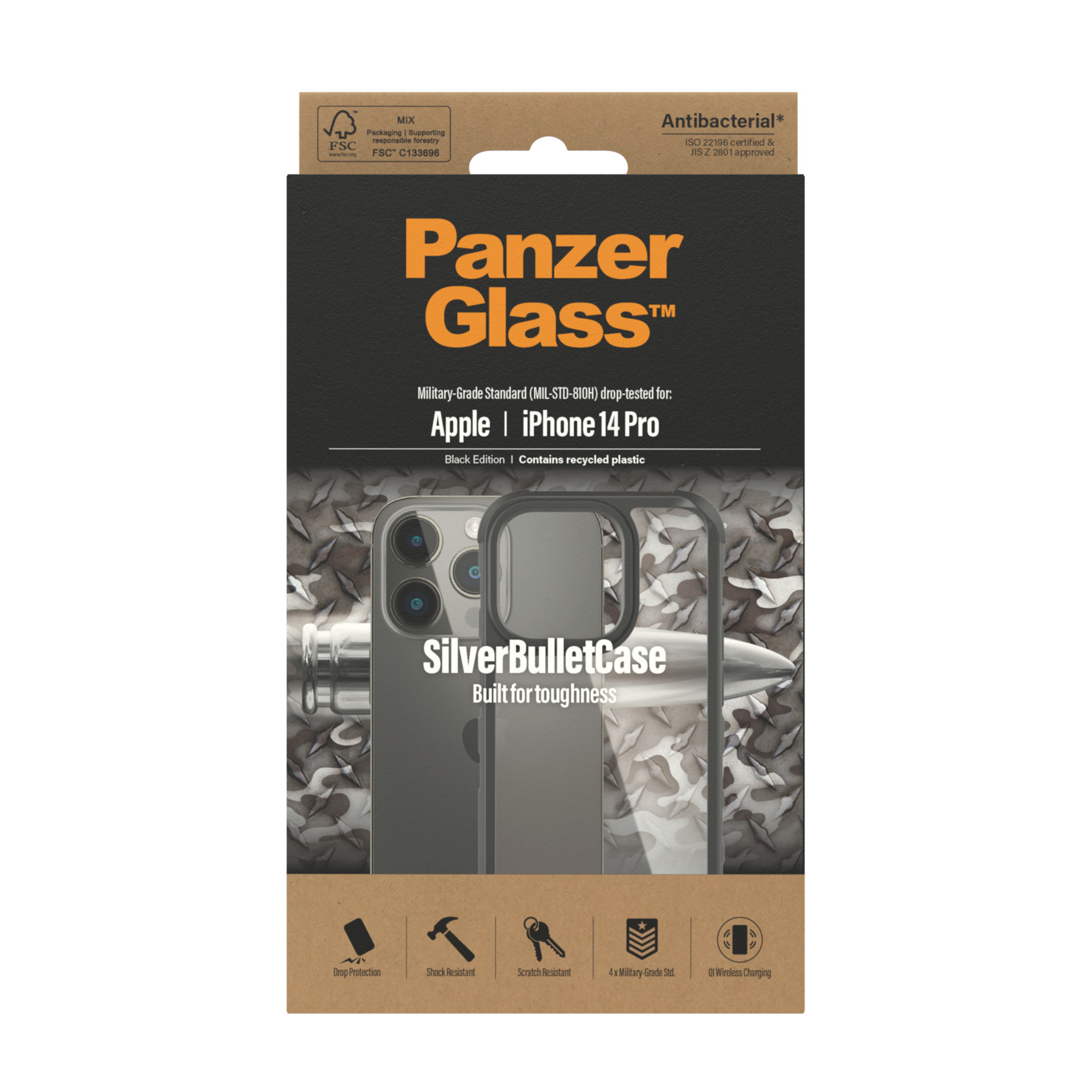 PanzerGlass® SilverBulletCase Transparent iPhone 14 Pro – image 3