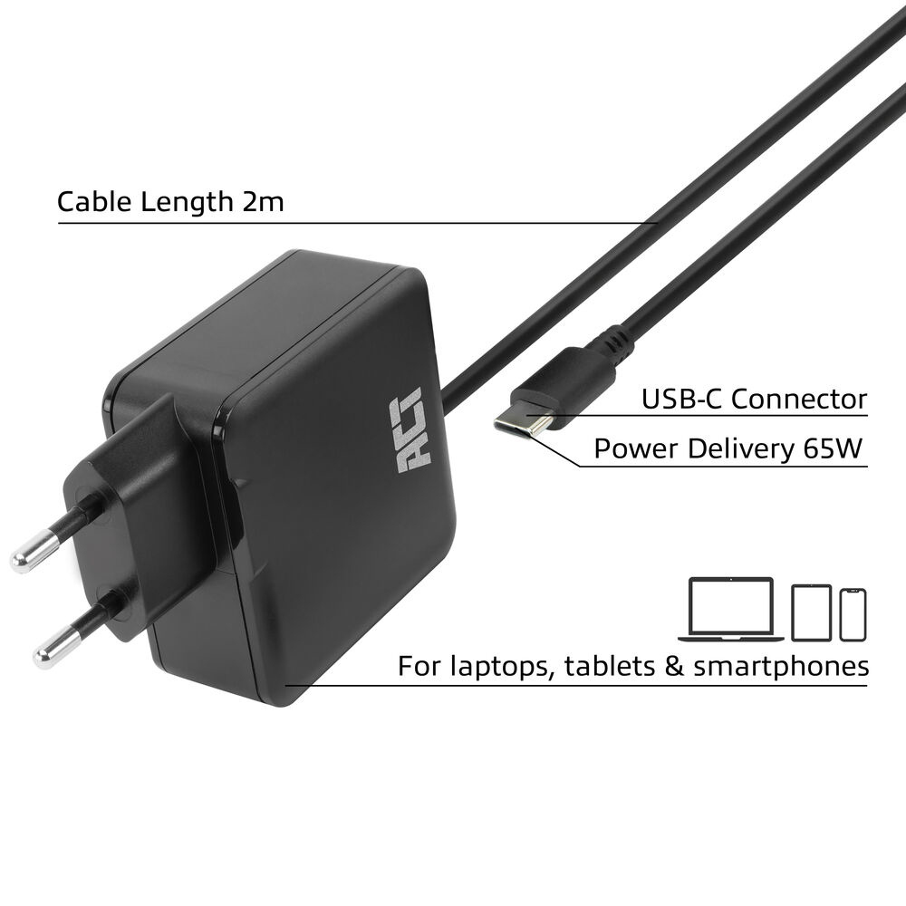 ACT USB-C laptop wall charger – image 3