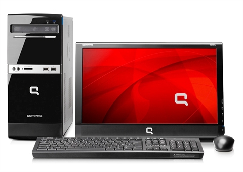 HP 500B + 18.5" Widescreen LCD Monitor + 2.4GHz Wireless Keyboard & Mouse