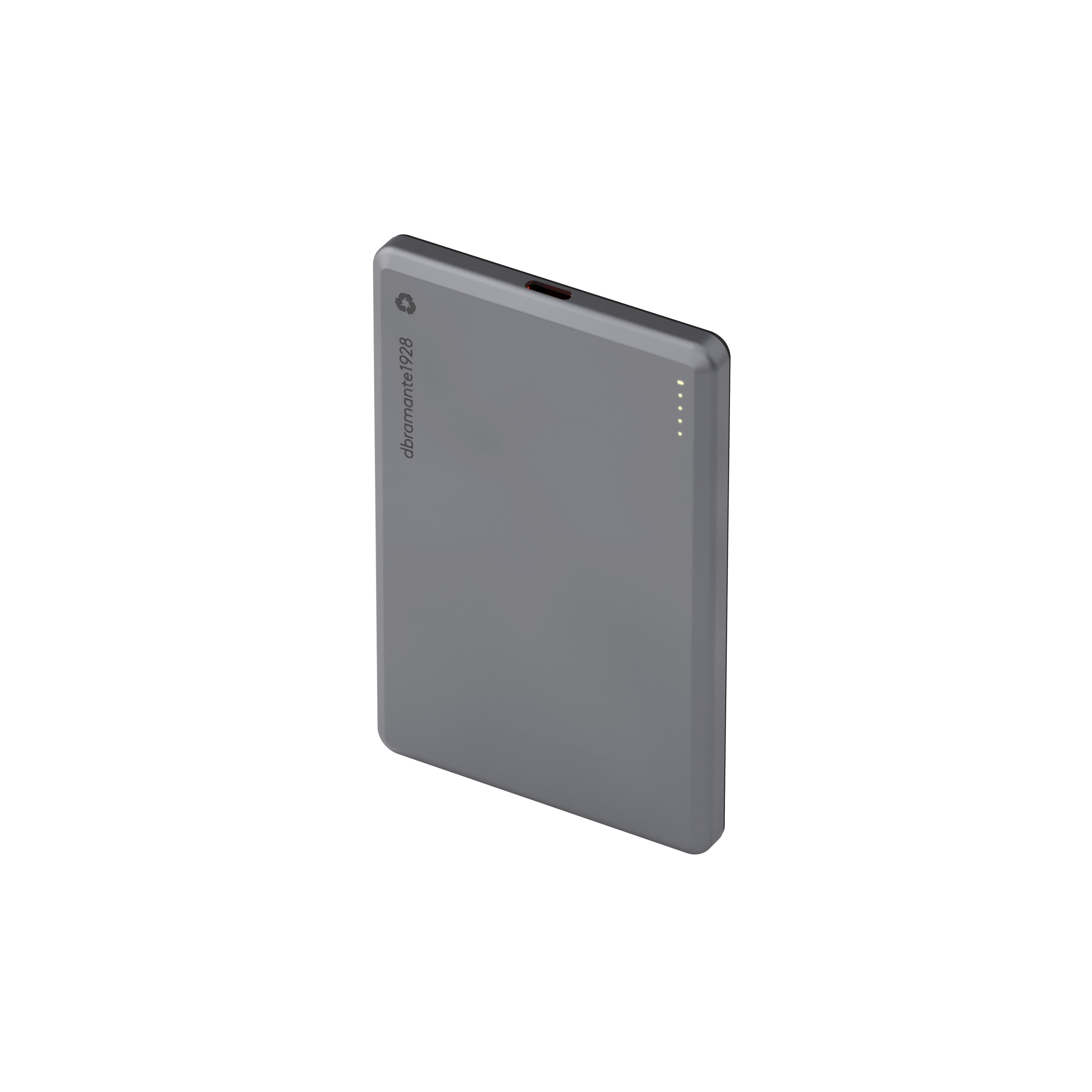 dbramante1928 re-charge - Power Bank 5K Wireless v2 - Grey