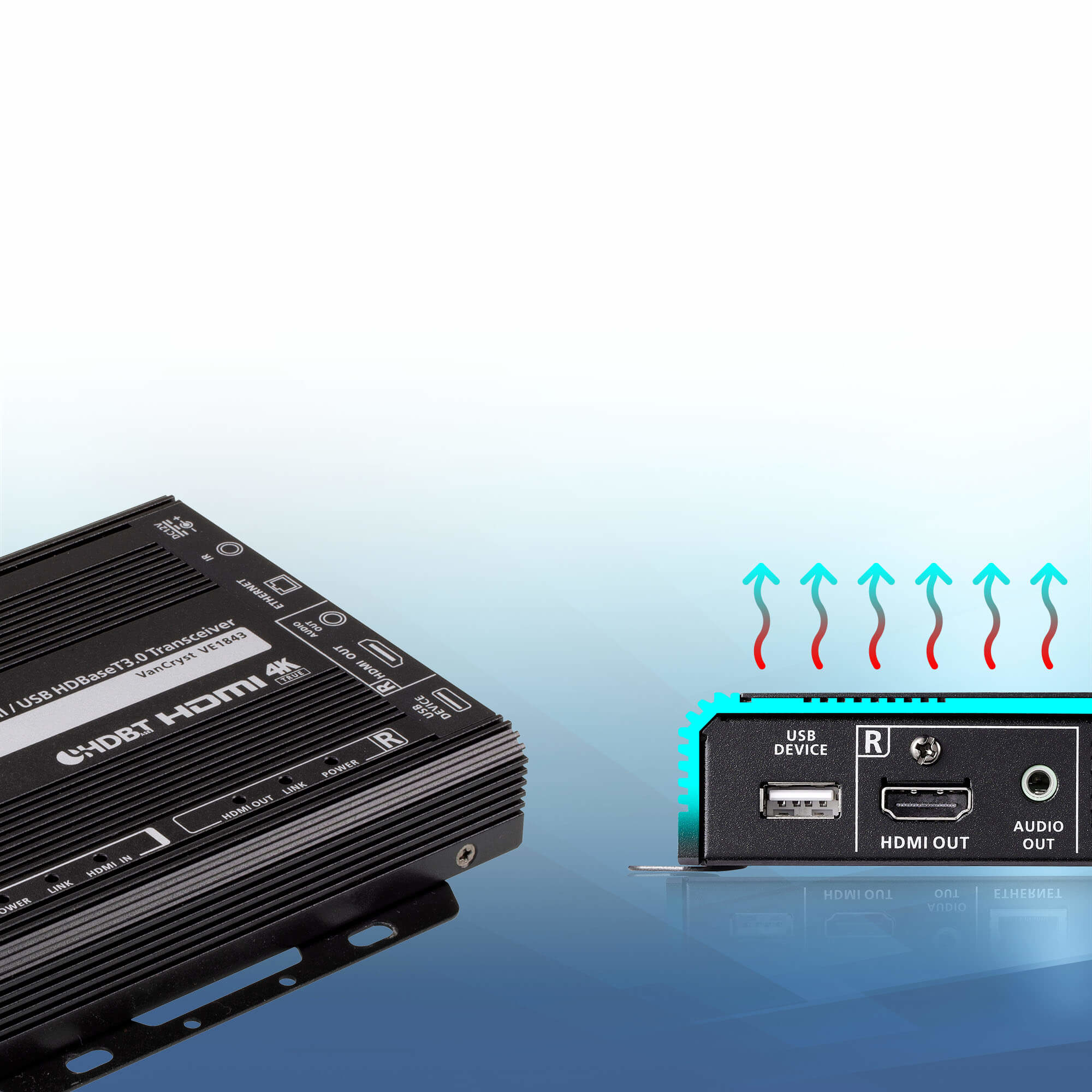 ATEN VE1843-AT-E AV extender AV repeater Black – image 7