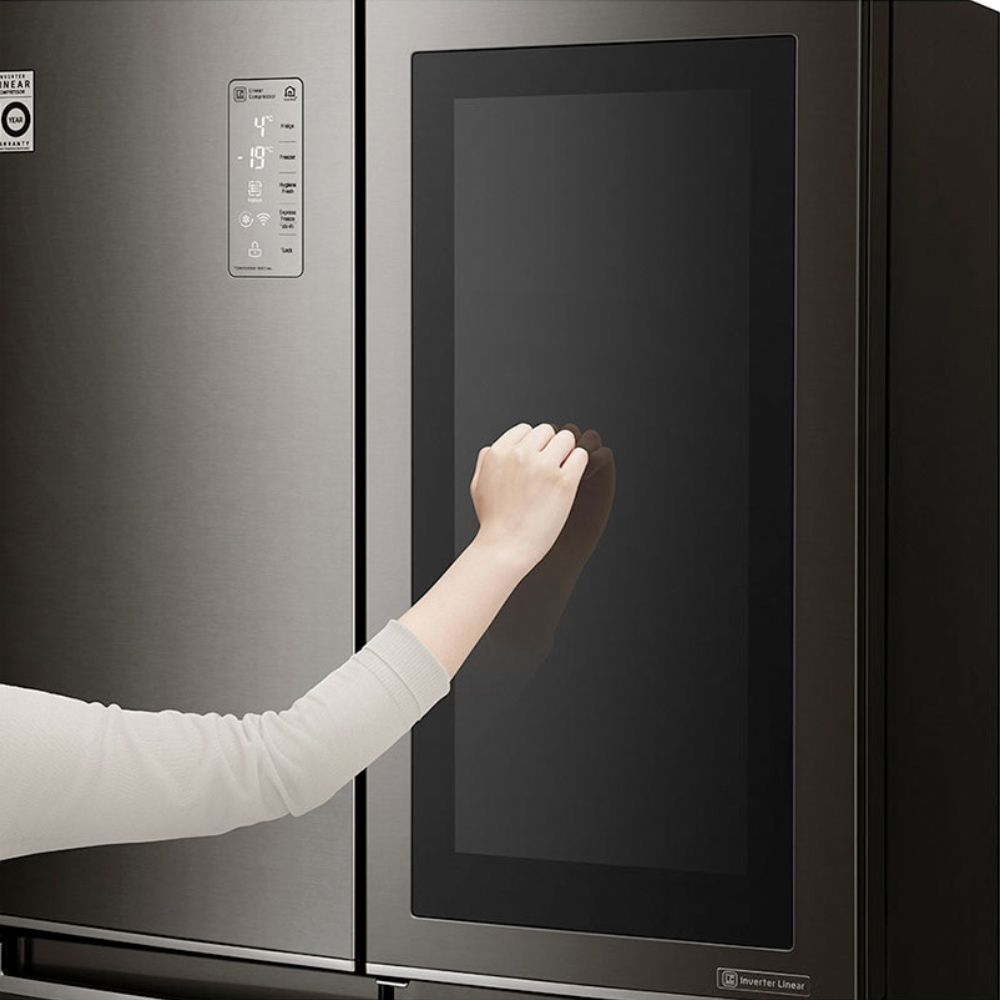 LG GR-Q31FMKHL.ASBPLTK side-by-side refrigerator Freestanding Metallic – image 6