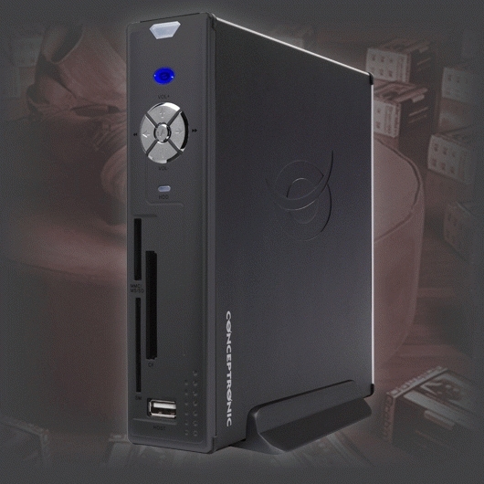 Conceptronic 3,5” MultiMediaPlayer w/ Network, 500GB – image 2
