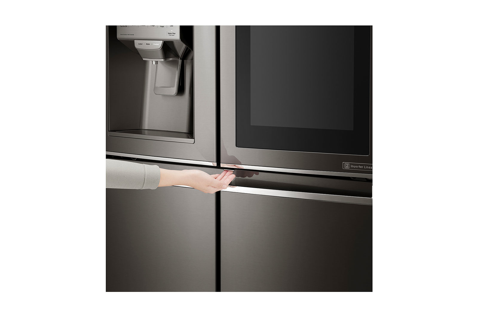 LG GR-X31FTKHL side-by-side refrigerator Freestanding – image 8