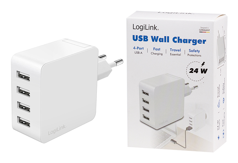 LogiLink PA0336W mobile device charger Universal White AC Fast charging Indoor – image 5