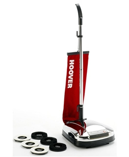 Hoover F38PQ floor polisher/sander Chrome, Red
