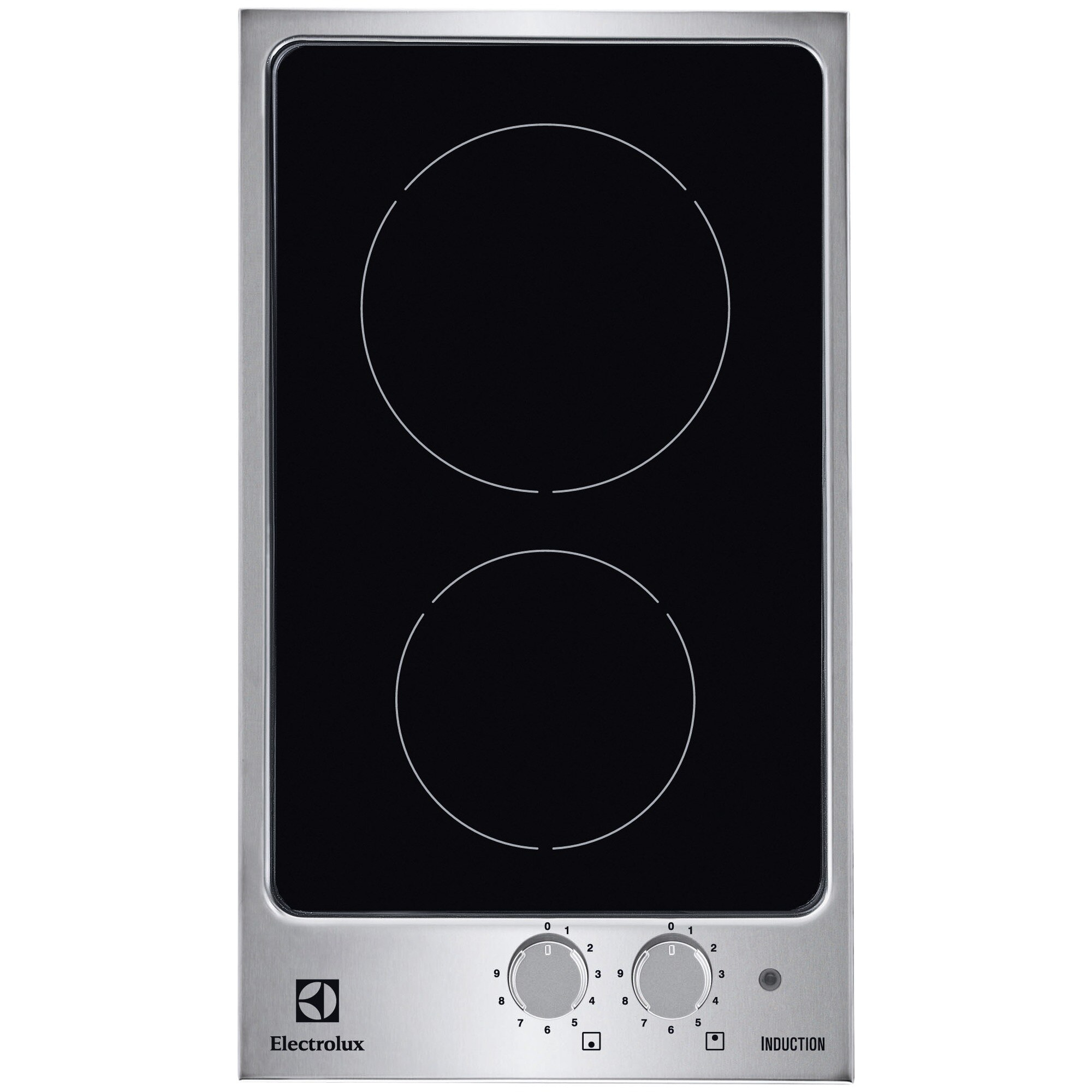Electrolux EHH3920IOX hob Black Built-in Zone induction hob 2 zone(s)