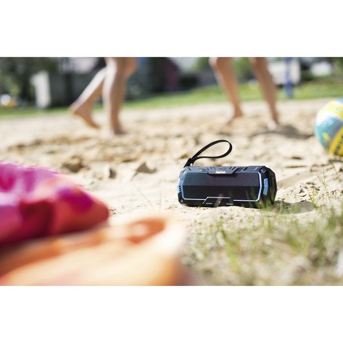 Hama Rockman-L Stereo portable speaker Black, Blue – image 7
