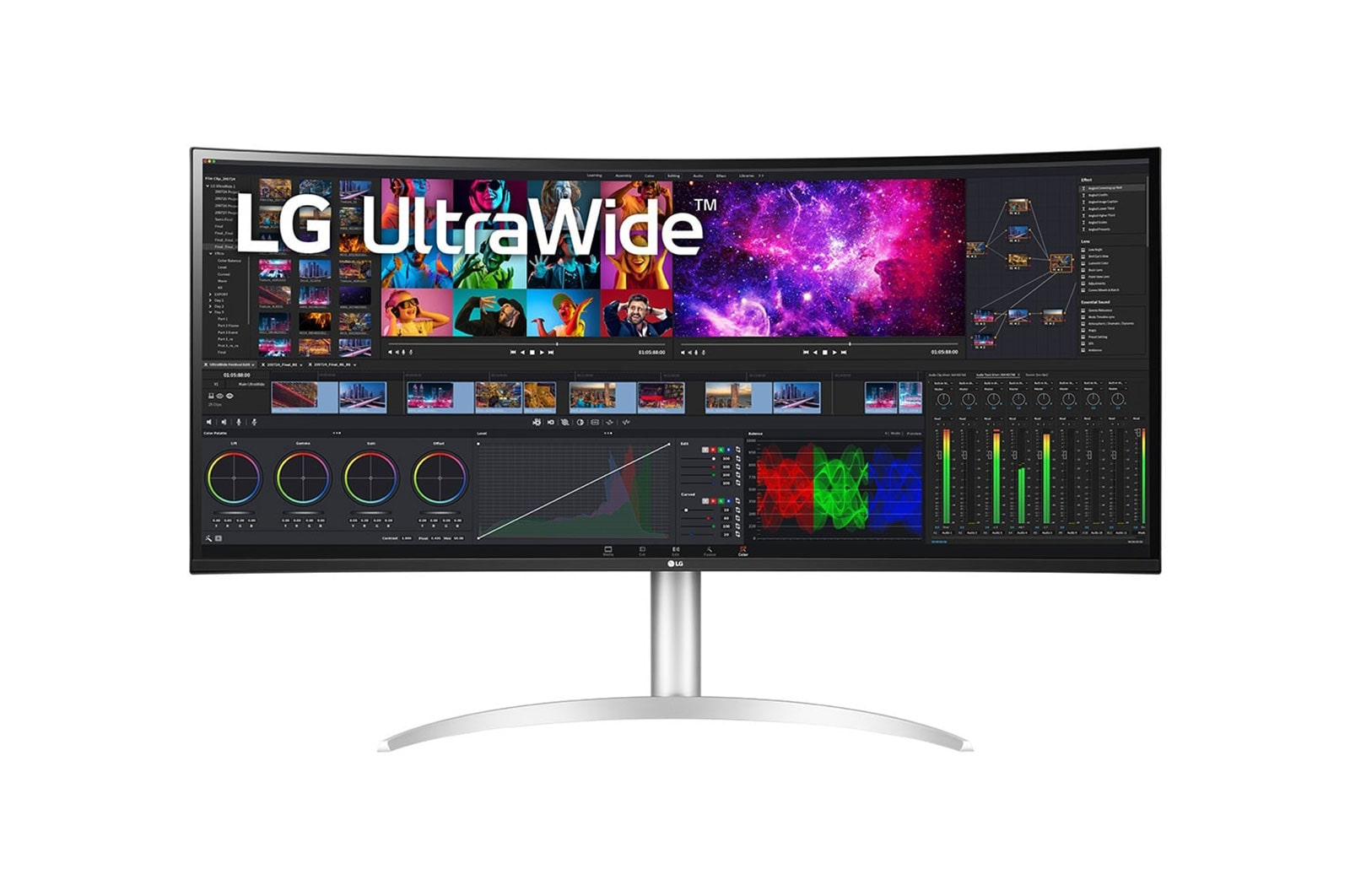 LG 40WP95X-W computer monitor – image 1