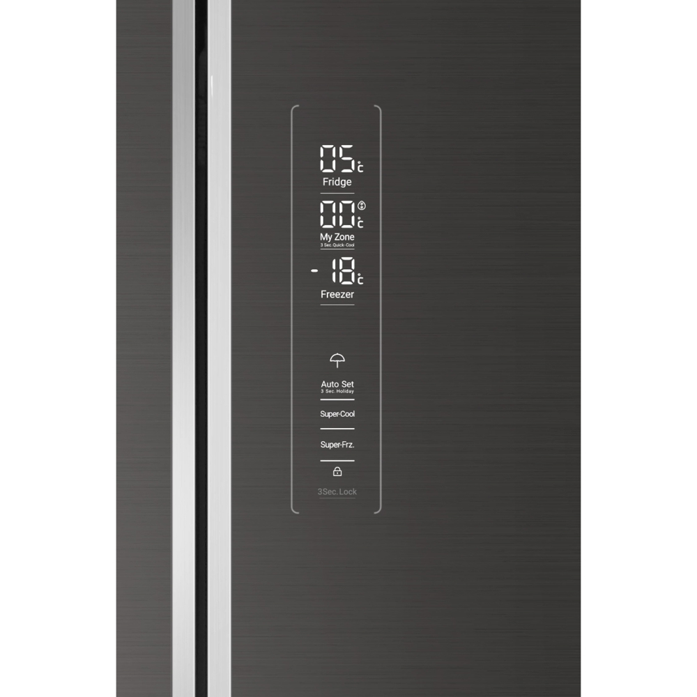 Haier Cube HTF-508DGS7RU side-by-side refrigerator Freestanding – image 5