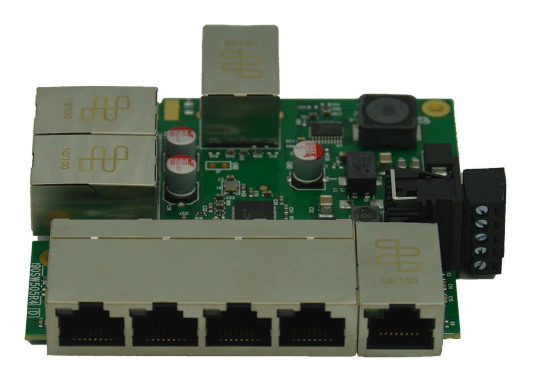 Brainboxes Embedded Industrial 8 Port 10/100 Ethernet Switch – image 2