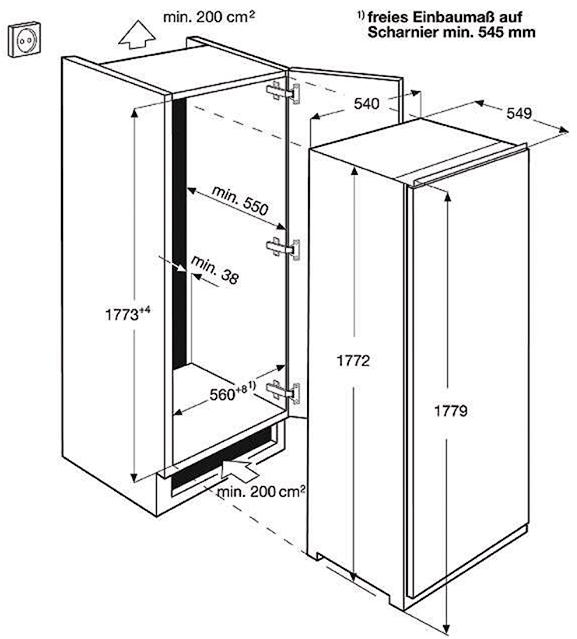 Electrolux FI3341V combi-fridge Built-in – image 2