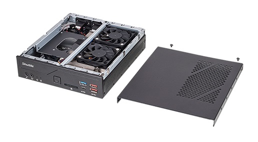 Shuttle Slim PC DH670 , S1700, 2x HDMI, 2x DP , 2x LAN, 2x COM, 8x USB – image 6