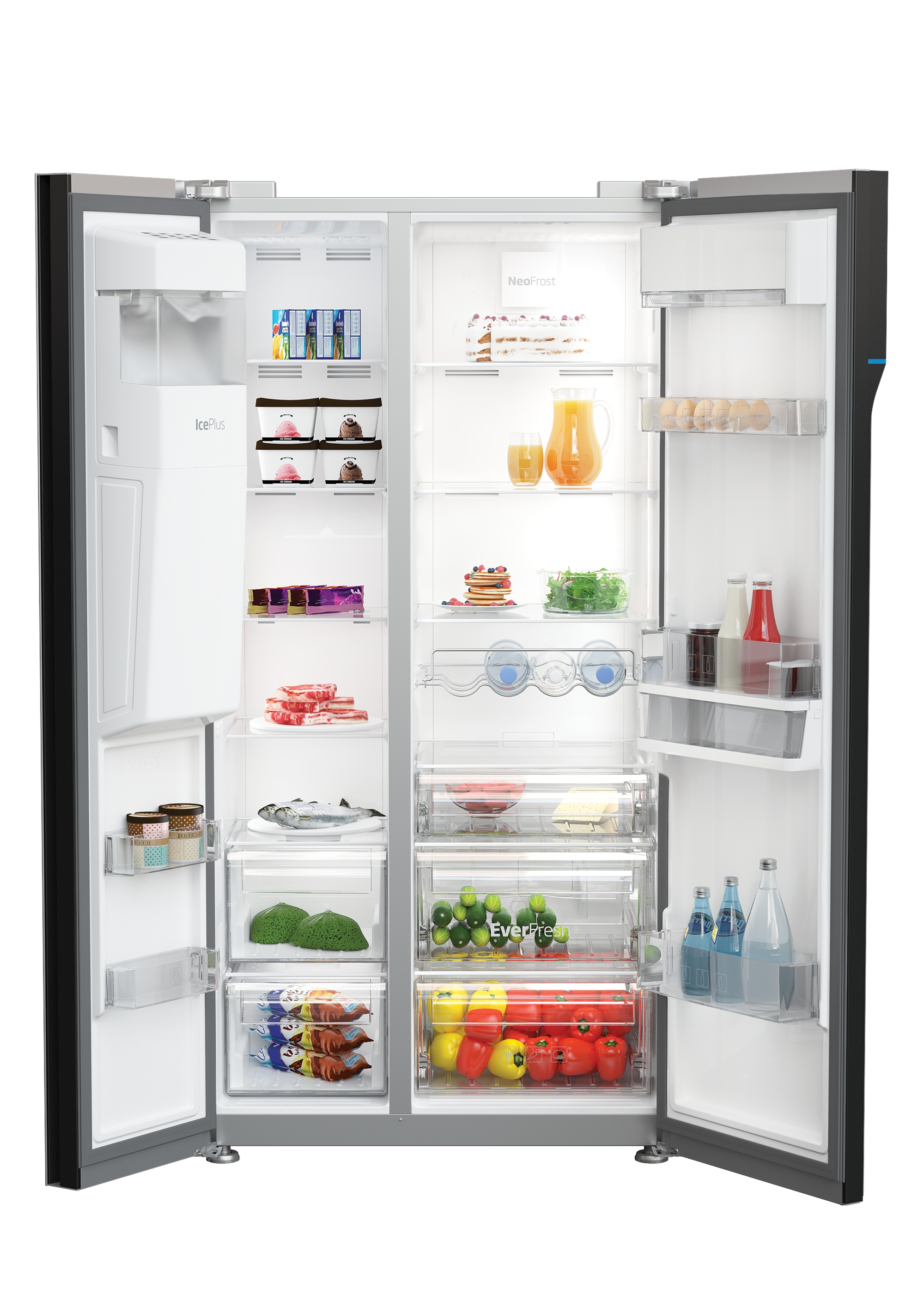 Beko ASGN542 side-by-side refrigerator Freestanding – image 4