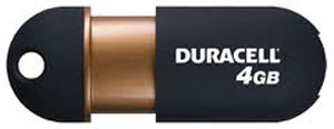 Duracell 4GB + 4GB USB Key