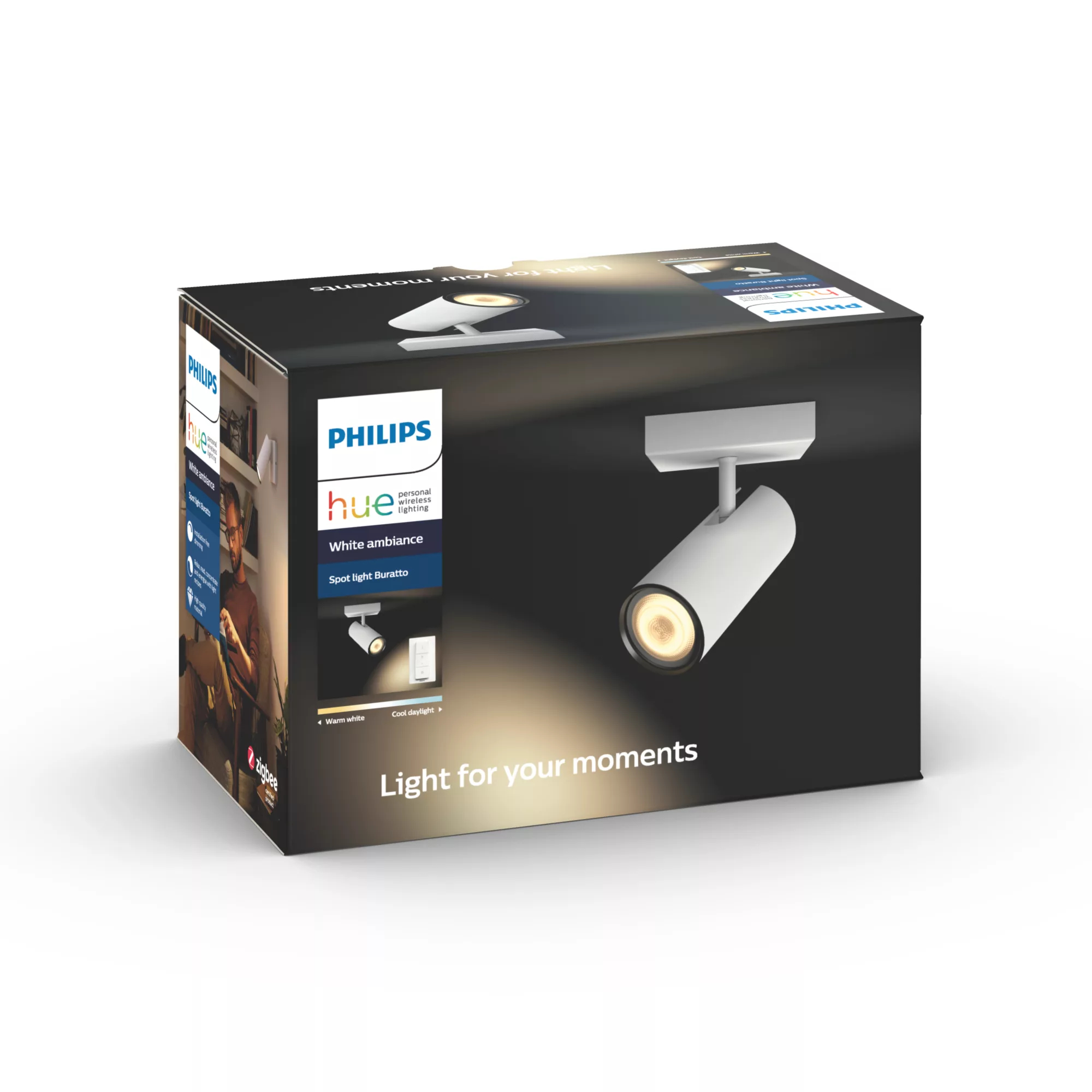Philips by Signify Philips Hue White ambience Buratto single spotlight – image 3