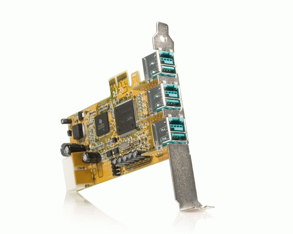 StarTech.com 3 Port PCI Express 12V PoweredUSB Adapter Card - USB PlusPower – image 2