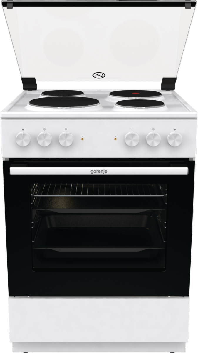 Gorenje GE6A40WB Freestanding cooker Electric Sealed plate White