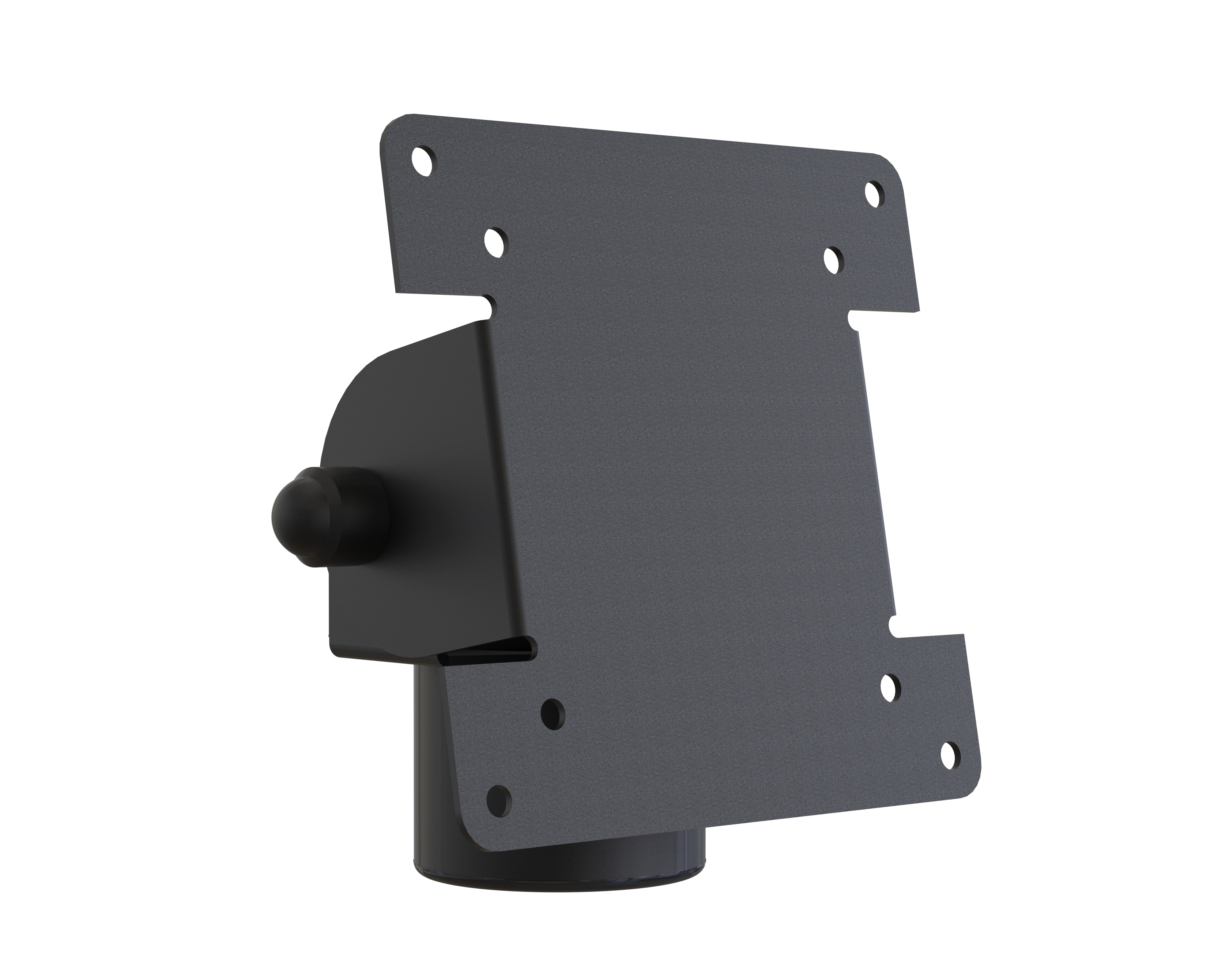 Ergonomic Solutions SpacePole POS SPV106-FX-02 accessorio di sistema POS Supporto POS Nero Metallo 75 x 75 mm 100 x 100 mm