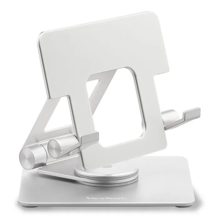 Soporte para Monitor Portátil ViewSonic LCD-STND-001 - Giro 360 Grados - Inclinación - Ajuste de Altura - Marco de Aluminio Ultraligero - Funda Protectora Incluida - LCD-STND-001
