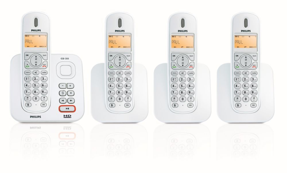 Philips Cordless phone answer machine CD2554S/05