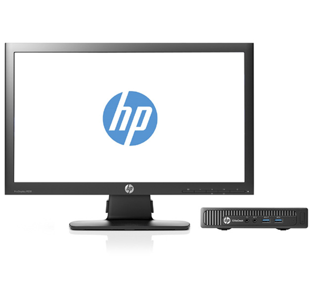 HP 705 G1 Mini + ProDisplay P201