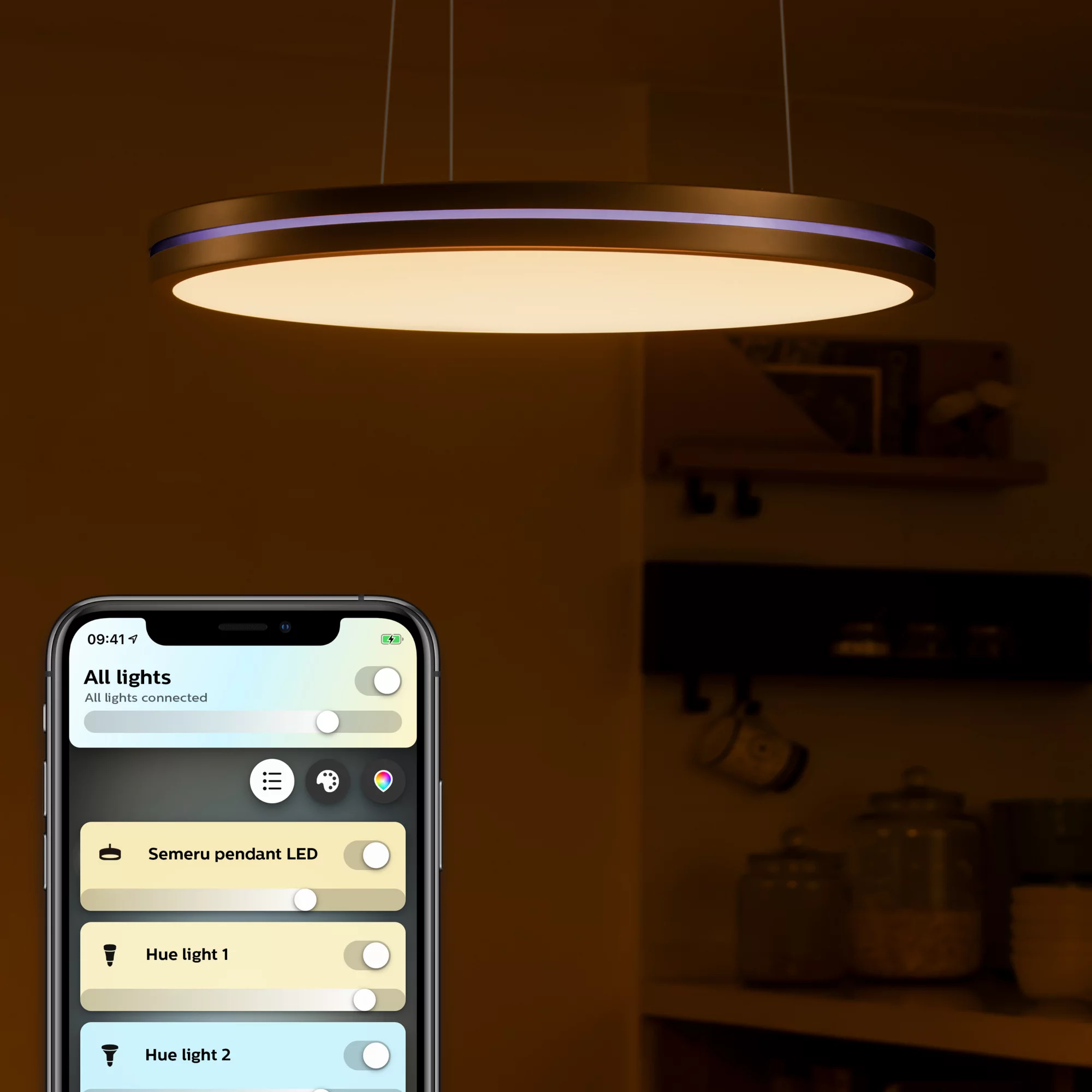 Philips by Signify Philips Hue White ambience 4507748C9 Smart suspension light Bluetooth/Zigbee – image 3