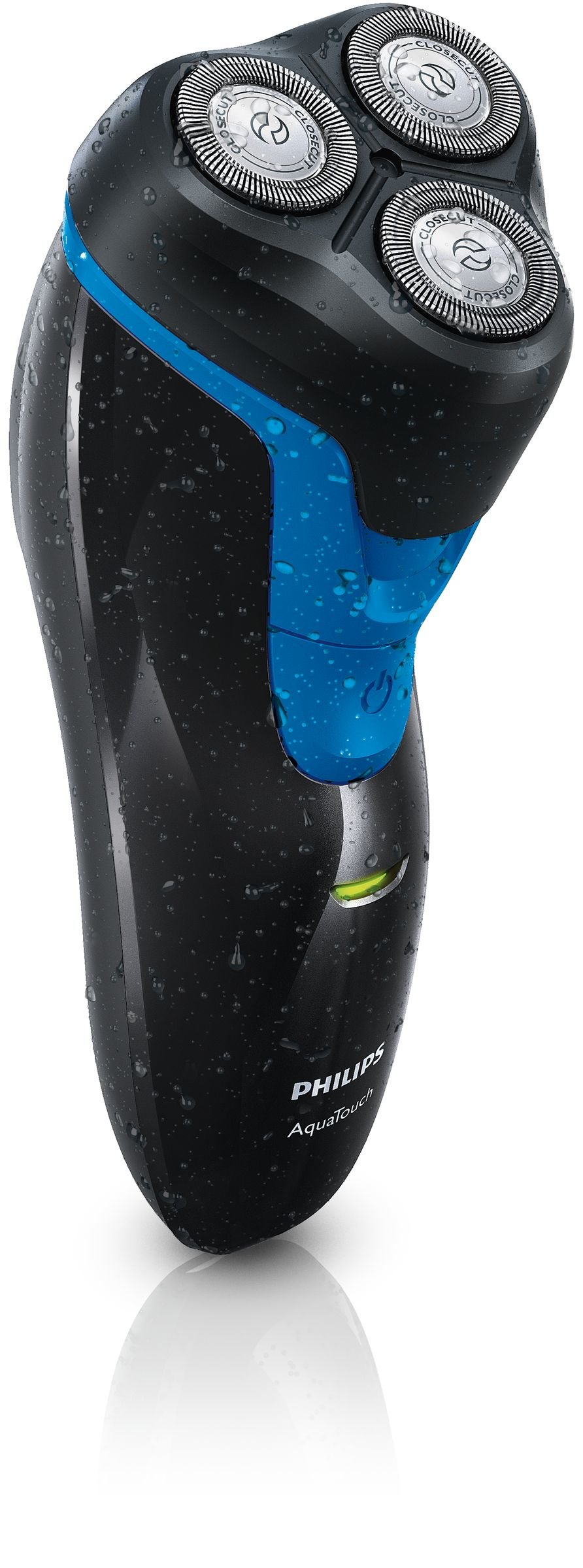Philips AquaTouch AT611/16 men's shaver Rotation shaver Black, Blue – image 2