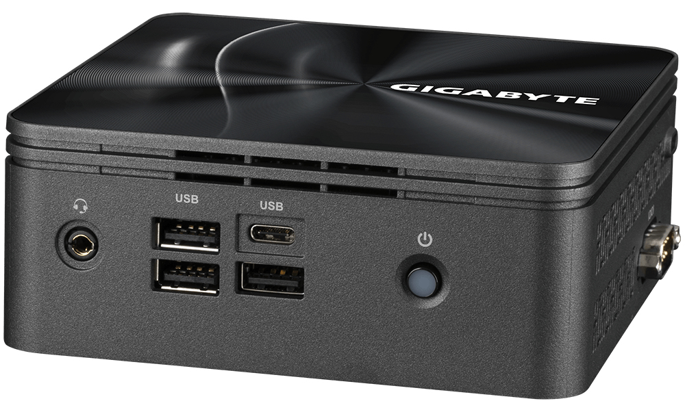GIGABYTE GB-BRR7H-4800 PC/workstation barebone UCFF Black 4800U – image 2