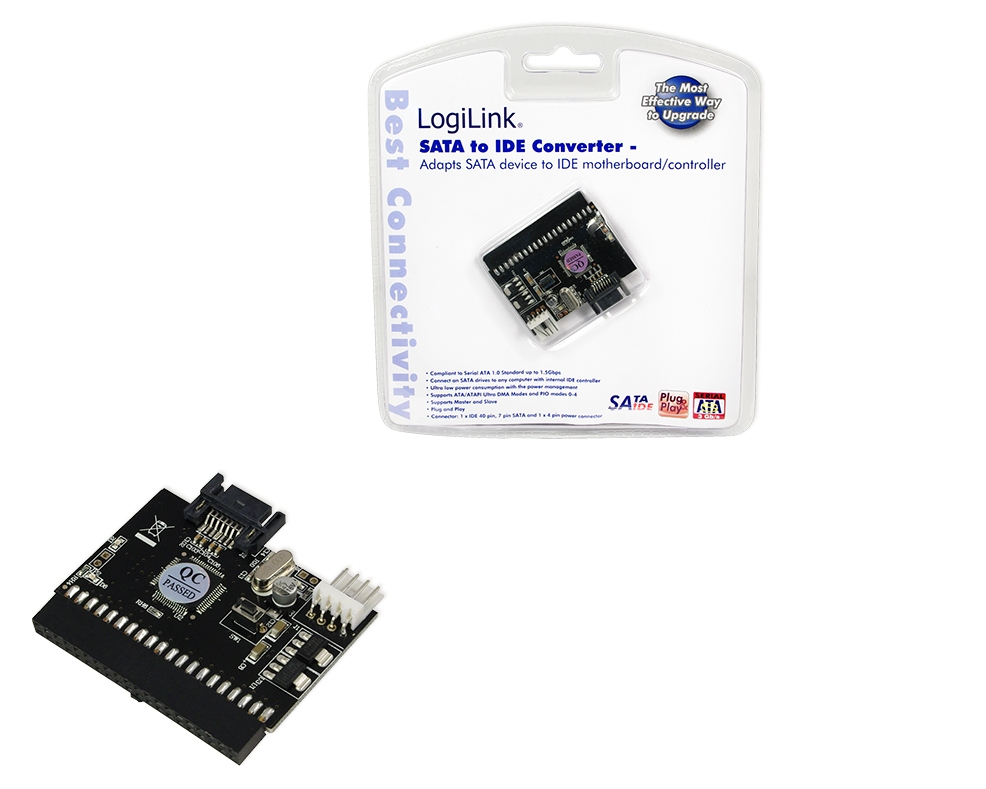 LogiLink Adapter S-ATA to IDE + IDE to S-ATA – image 1