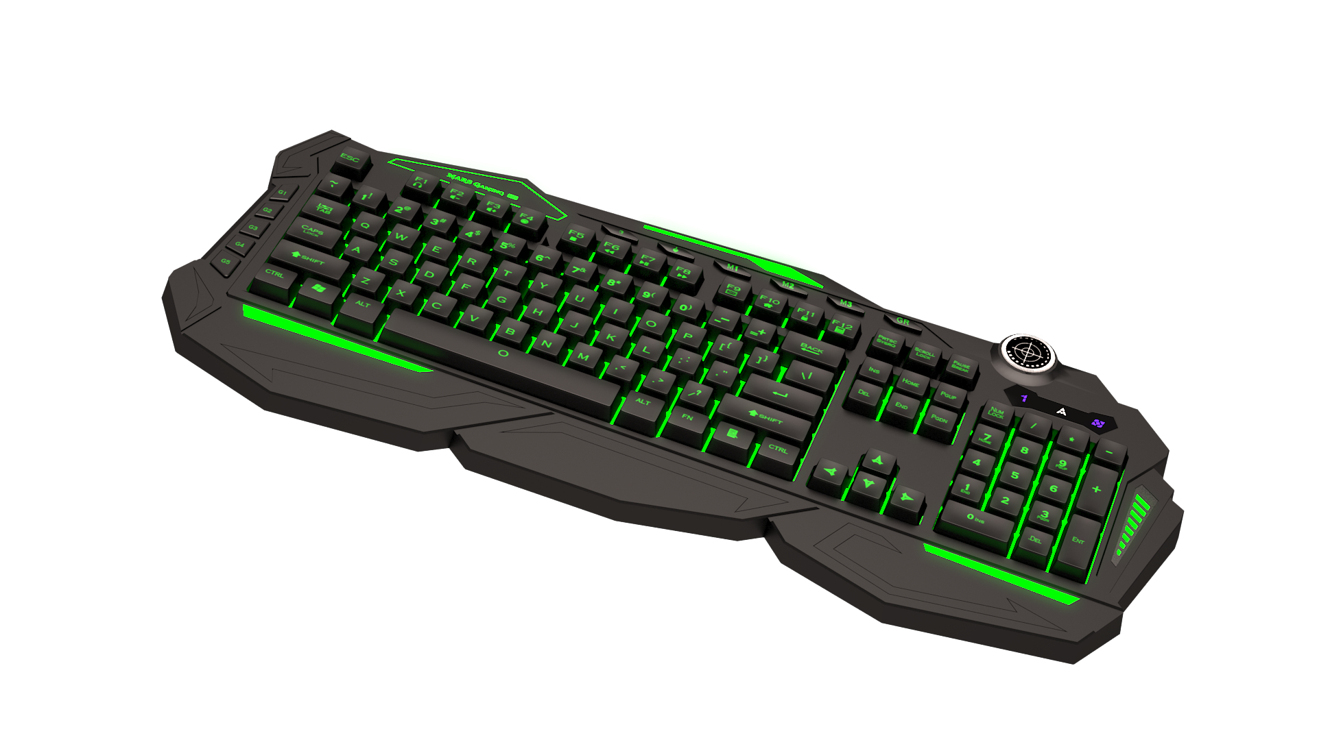 Mars Gaming MK3 keyboard USB Black – image 4