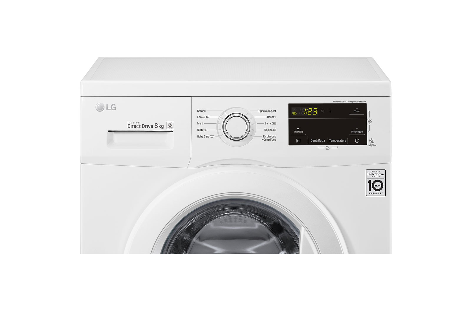 LG F4J3TN3WE washing machine Front-load – image 3