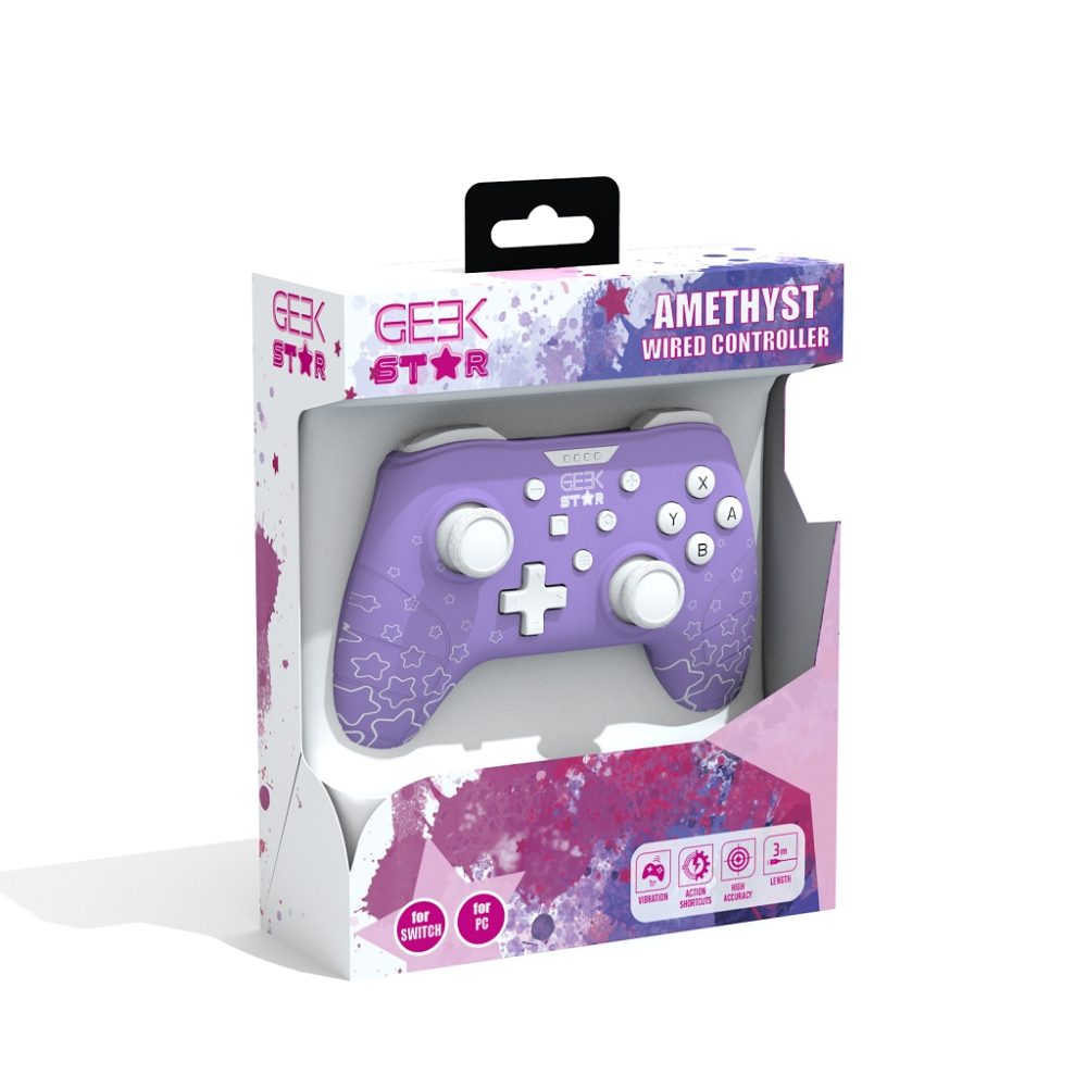 Konix 61881114934 Gaming Controller Purple USB Gamepad Nintendo Switch, Nintendo Switch OLED – image 5