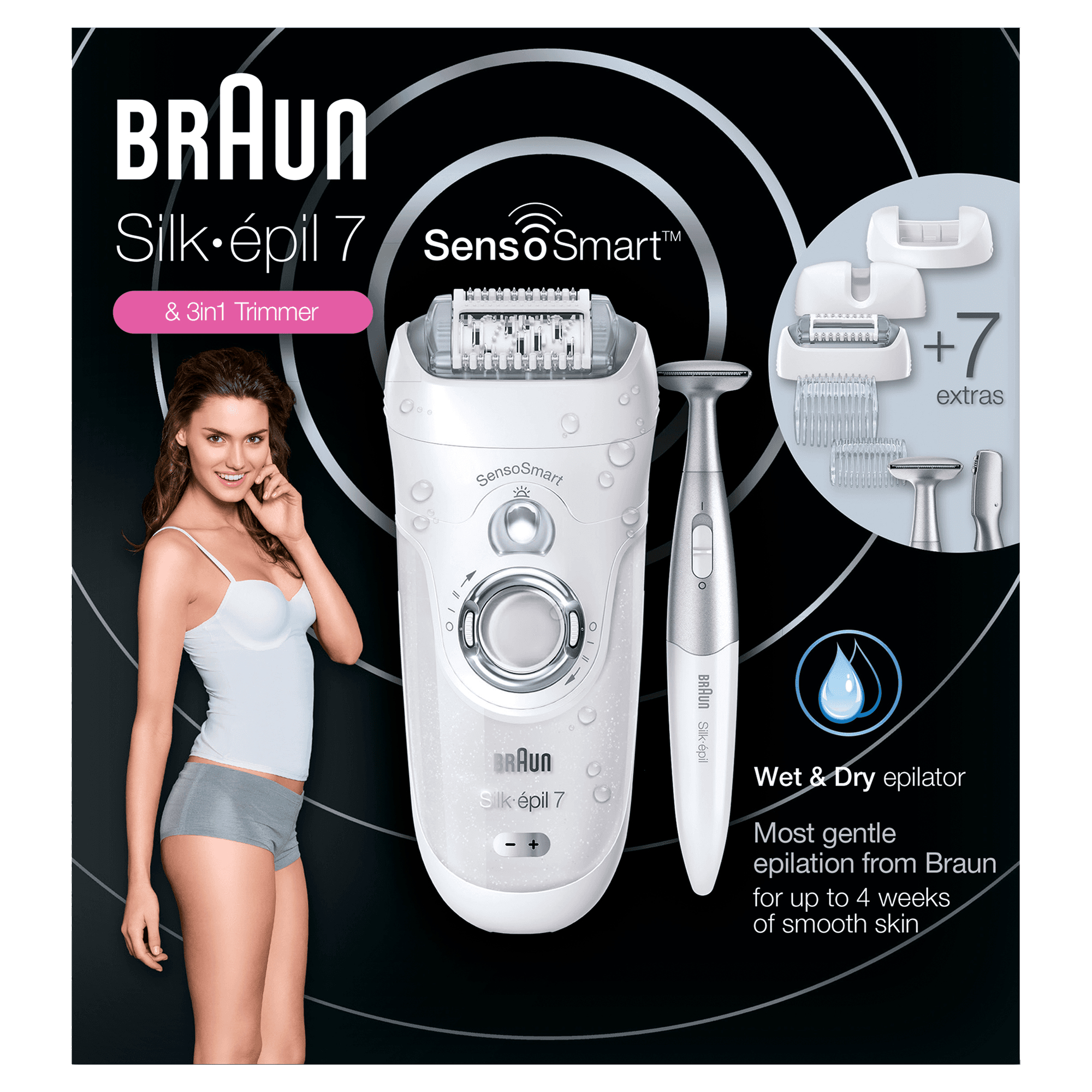Braun 81646960 epilator 40 tweezers White, Silver – image 2