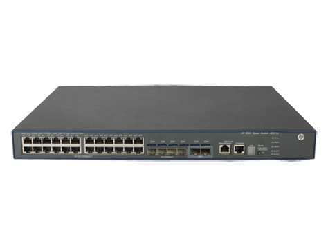 HP 5500-24G-4SFP HI Switch w/2 Interface Slots – image 1