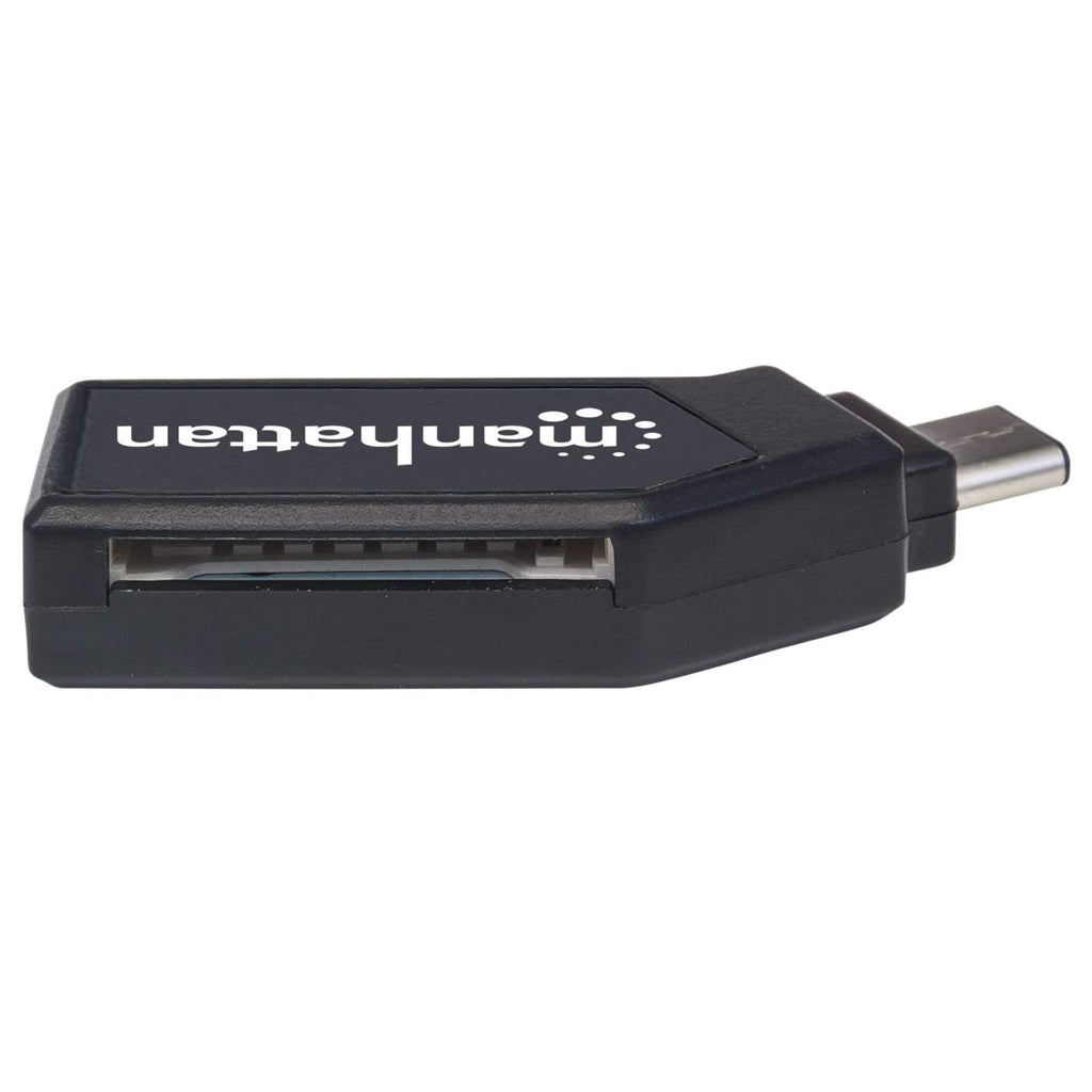 Manhattan USB-C Mini Multi-Card Reader/Writer, 480 Mbps, 24-in-1, Windows or Mac, Black, Blister – image 6