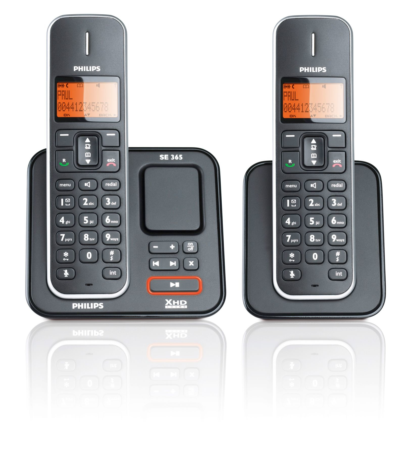 Philips Perfect sound SE3652B/78 telephone Caller ID Black, White – image 2