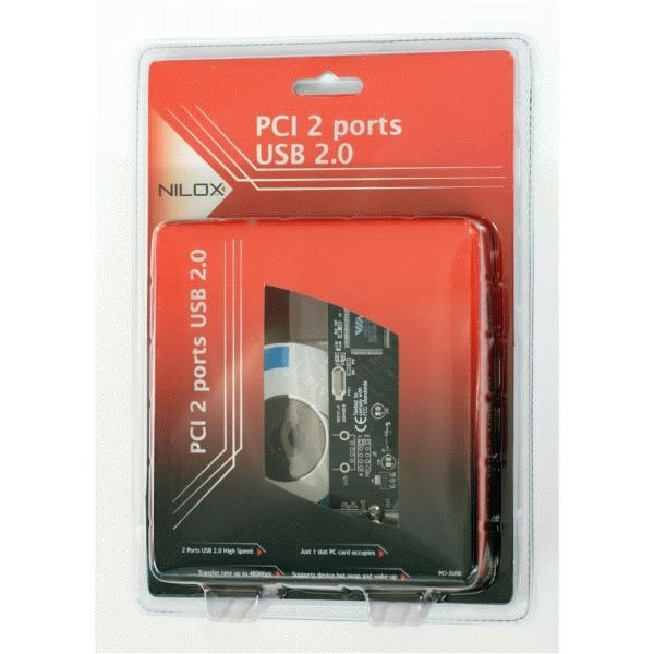 Nilox SCHEDA PCI 2 PORTE USB 2.0 – image 2